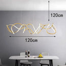 Axyaa LED Chandeliers: Modern Pendant Lamps for Living and Dining Room Lighting