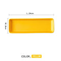 Axyaa Colorful Ceramic Rectangular Snack Plate & Storage Tray.