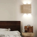 Axyaa Square Natural Stone LED Wall Lamp for Modern Minimalist Home Decor