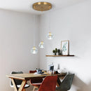 Axyaa Crystal LED Football Pendant Light Ceiling Chandelier for Home Balcony