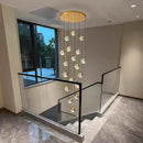 Axyaa Modern Living Room Chandeliers LED Indoor Ceiling Hanging Lights