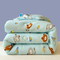 Axyaa Cartoon Print Comforter: Soft All-Season Quilt for Adults & Kids