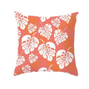 Axyaa Starfish Stripe Print Cushion Cover | Pink Coral Orange Home Decor Pillow Cover