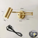 Axyaa Swinging LED Wall Lamp with Adjustable Telescopic Arm