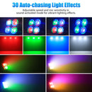 Axyaa Wash Lights 4x12W RGBW LED Par Lights for DJ Disco Party Event