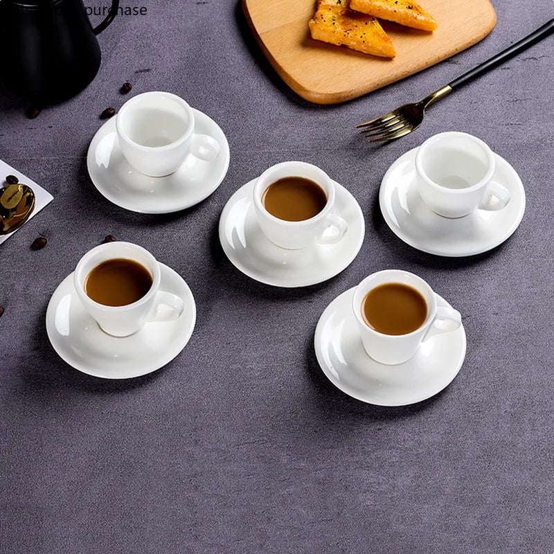 Axya Ceramic Espresso Cup and Saucer Set
