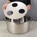 Axya Stainless Steel Steamer for Big Large Round Stuffed Bun Cooking