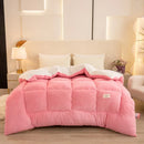 Axyaa Winter Thicken Milk Fleece Blanket | Soft & Cozy Weighted Comforter Core