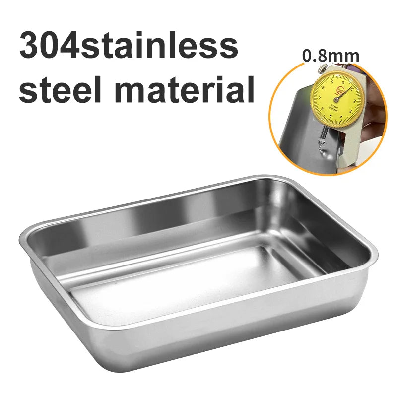 Stainless Steel Barbecue Tray Organizer by Axyaa