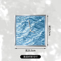 Axyaa 10" 3D Wave Wall Clock - Creative Decorative Tabletop Clock