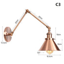 Axyaa Adjustable Long Arm Wall Sconce Reading Lights