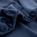 Axyaa Cotton Fitted Bed Sheet - Non-Slip Mattress Cover for Single Double King Queen Bed