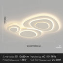 Axyaa Simple White Ceiling Lamp for Warm Indoor Decor in Living Room, Bedroom, or Dining Room