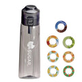 Axyaa 650ml Flavored Water Bottle: Sports Alr Up Drinking Cup with Fruit Fragrance Pods