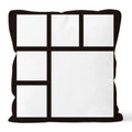 Axyaa Plaid Cat Paw Pillowcase Set