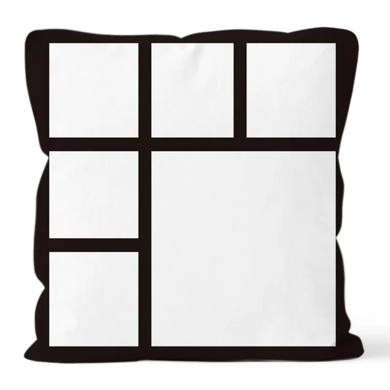 Axyaa Plaid Cat Paw Pillowcase Set