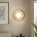 Axyaa Modern Nordic Glass Wall Sconce LED Lights White Yellow Stone Glass