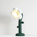 Axyaa Floral Table Lamp, Resin & Metal, Ambient Decor Style for Office Bedroom Living Room