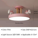 Nordic Modern Unicorn LED Ceiling Lamp for Living Room by Axyaa