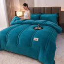 Axyaa Winter Lamb Velvet Quilt - Warm & Cozy Double-faced Wool Blanket