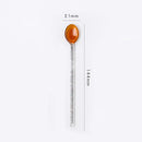 Axyaa Glass Dinnerware Spoon Set - Long Handle Kitchen Accessories