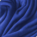Navy Blue Fleece Plush Throw Blanket by Axyaa - Super Soft Cozy Flannel Blanket