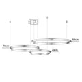 Axyaa Gold LED Acrylic Pendant Lamp for Modern Minimalist Home Decor