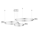 Axyaa Gold LED Acrylic Pendant Lamp for Modern Minimalist Home Decor