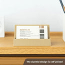 Axyaa Desktop Shelf Box: Simple Business Card Organizer for Office Storage