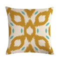 Axyaa Geometric Printed Linen Cushion Cover for Home Decoration 45x45cm