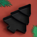 Axyaa Christmas Tree Snack Tray - Festive Tableware for Candy, Nuts, and Desserts