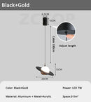 Axyaa Modern LED Chandelier Pendant Light for Bedroom Dining Living Room Decor