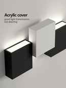 Modern Axyaa Wall Light: Ultra-Thin Bedside & Outdoor Small Wall Light for Bedroom & Walkway