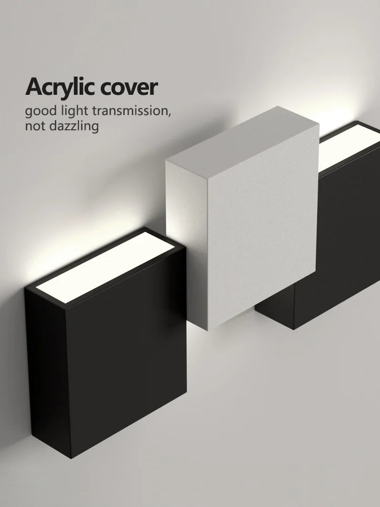 Axyaa Small Wall Light Modern Luminous Bedroom Walkway Outdoor Bedside Light