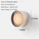Axyaa Modern Moon Lamp Glass Aluminum LED Wall Lights for Home Decor