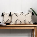 Axyaa Geometric Tassels Woven Rug Cushion Cover for Home Sofa Bed