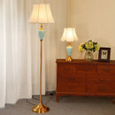 Axyaa Nordic Modern Ceramics Floor Lamp LED Decor for Home Living Room