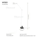 Axyaa Adjustable Swing Arm Floor Lamp Retro Modern Italian Design LED Home Decor