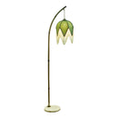 Axyaa Green Tassel Fabric Floor Lamp LED E27 for Home Decoration