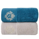 Axyaa 2pcs Towel Set: 35x75cm Face Hand Towels & 70x140cm Big Bath Shower Towel