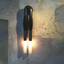 Nordic Vintage Copper Designer Wall Lamp for Bedroom Hotel Living Room by Axyaa