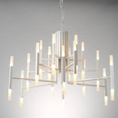 Axyaa Nordic Metal Chandelier for Modern Living Room, Dining Room, and Bedroom