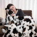 Axyaa Faux Fur Plush Blanket for Couch, Soft & Cozy Sofa Throw, Bedroom Living Room Décor