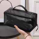 Axyaa Mesh Cosmetic Bag Toiletry Organizer Makeup Pouch Lipstick Storage