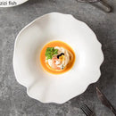 Axyaa Ceramic Specialty Deep Soup Plate for Restaurants, Desserts, Spaghetti, Salads
