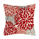 Axyaa Modern Daisy Grey Pillow Covers for Couch and Bed