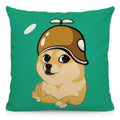 Axyaa Cute Dog Pattern Pillowcase for Home Decor 45X45cm