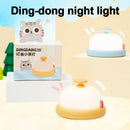 Axyaa Cute Silicone Kids Night Light Portable Baby Feeding Lamp Warm Light
