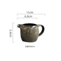 Axyaa Ceramic Milk Jug with Handle: Retro Style Gravy Boat & Seasoning Tool
