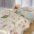 Axyaa Summer Thin Cotton Quilt - All Season Comforter with Soybean Fiber Fillers